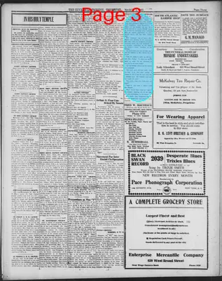 Page thumbnail for The Savannah Tribune