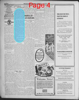 Page thumbnail for The Savannah Tribune