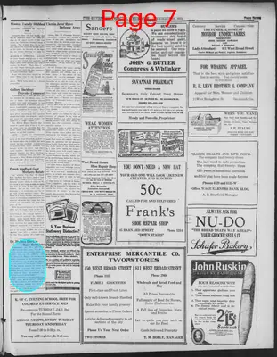 Page thumbnail for The Savannah Tribune