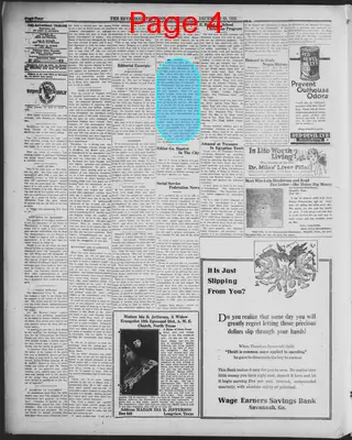 Page thumbnail for The Savannah Tribune