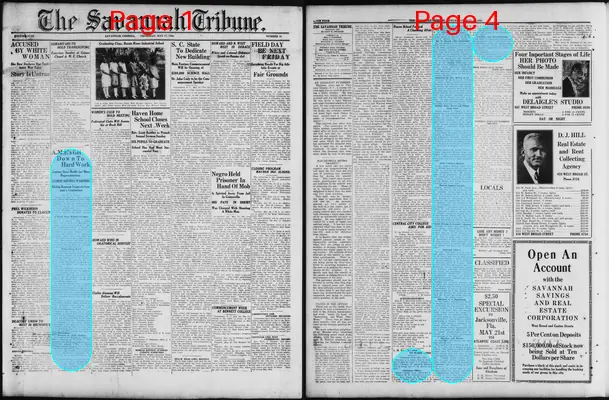 Page thumbnail for The Savannah Tribune