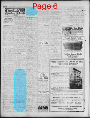 Page thumbnail for The Savannah Tribune