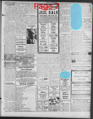 Page thumbnail for The Savannah Tribune