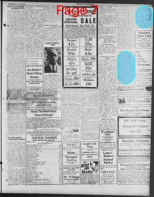 Page thumbnail for The Savannah Tribune