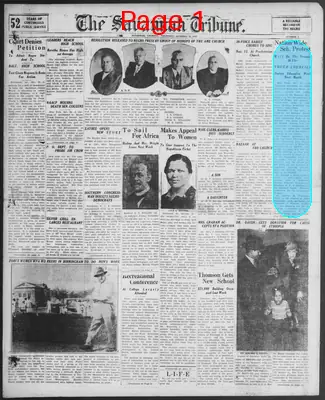 Page thumbnail for The Savannah Tribune