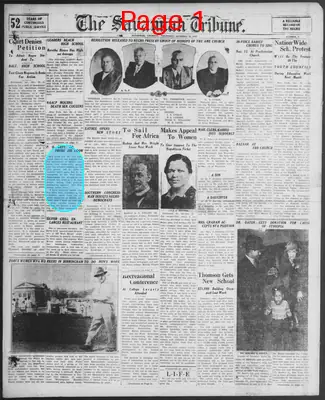 Page thumbnail for The Savannah Tribune