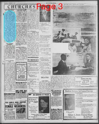 Page thumbnail for The Savannah Tribune