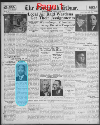 Page thumbnail for The Savannah Tribune
