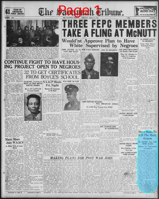 Page thumbnail for The Savannah Tribune