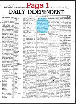 Page thumbnail for Daily Independent