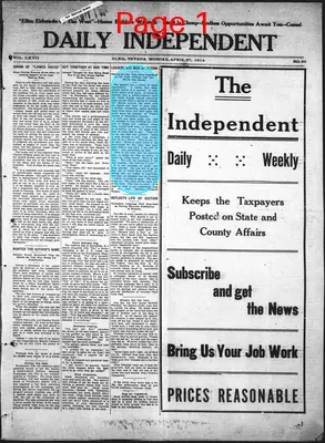 Page thumbnail for Daily Independent