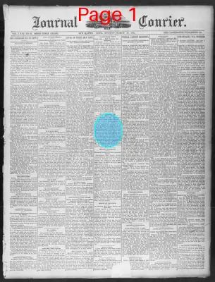 Page thumbnail for The Daily Morning Journal And Courier
