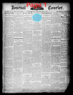 Page thumbnail for The Daily Morning Journal And Courier