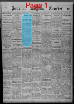 Page thumbnail for The Daily Morning Journal And Courier