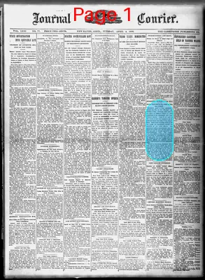 Page thumbnail for The Daily Morning Journal And Courier