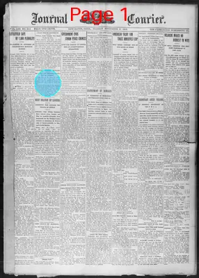 Page thumbnail for The Daily Morning Journal And Courier
