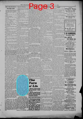 Page thumbnail for The Delawarean