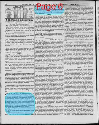 Page thumbnail for The Delaware Register, Or, Farmers', Manufacturers' & Mechanics' Advocate