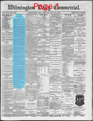 Page thumbnail for Wilmington Daily Commercial