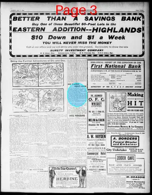 Page thumbnail for Albuquerque Evening Citizen