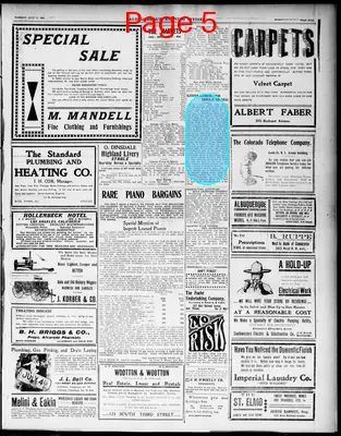 Page thumbnail for Albuquerque Evening Citizen