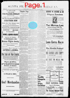 Page thumbnail for Santa Fe Daily New Mexican