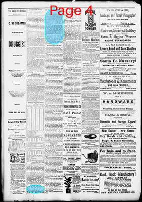 Page thumbnail for Santa Fe Daily New Mexican