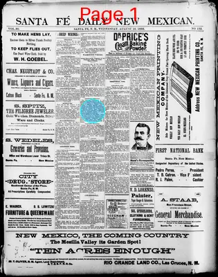 Page thumbnail for Santa Fe Daily New Mexican