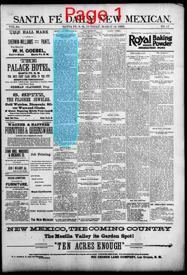 Page thumbnail for Santa Fe Daily New Mexican