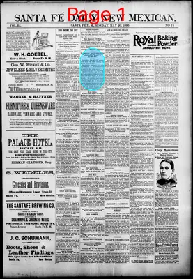 Page thumbnail for Santa Fe Daily New Mexican