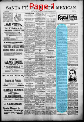 Page thumbnail for Santa Fe Daily New Mexican