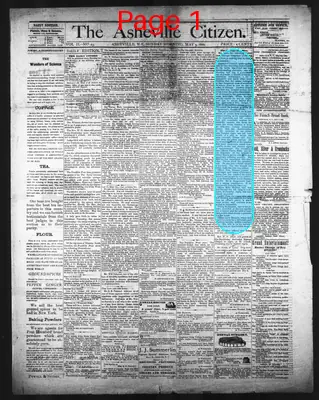 Page thumbnail for The Asheville Citizen