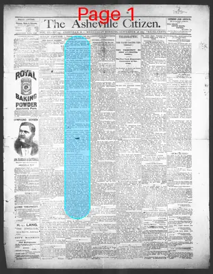Page thumbnail for The Asheville Citizen
