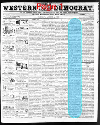 Page thumbnail for The Western Democrat