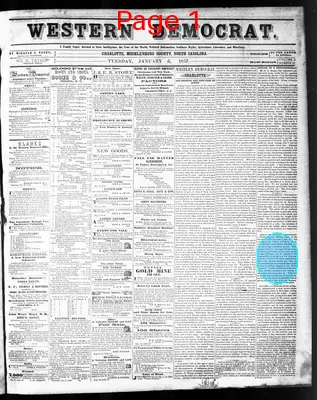 Page thumbnail for The Western Democrat