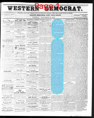 Page thumbnail for The Western Democrat