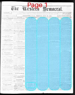 Page thumbnail for The Western Democrat