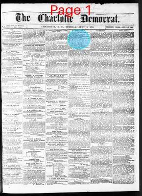 Page thumbnail for The Charlotte Democrat