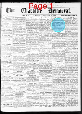 Page thumbnail for The Charlotte Democrat