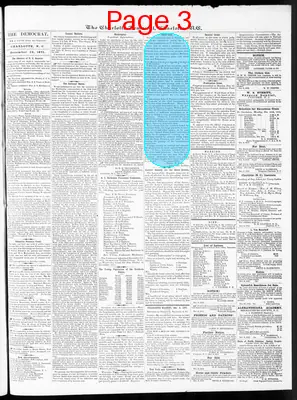 Page thumbnail for The Charlotte Democrat