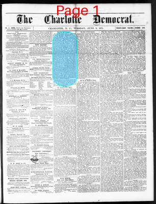 Page thumbnail for The Charlotte Democrat