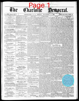 Page thumbnail for The Charlotte Democrat