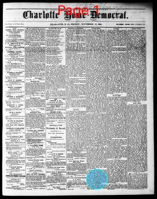 Page thumbnail for Charlotte Home And Democrat