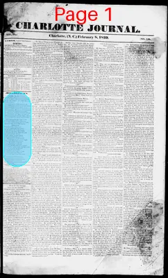 Page thumbnail for The Charlotte Journal