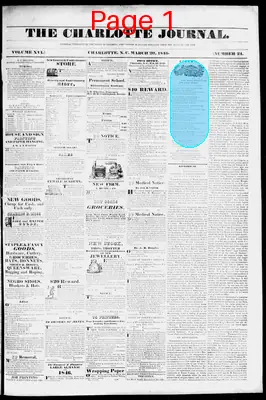 Page thumbnail for The Charlotte Journal