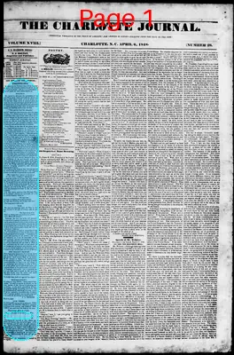 Page thumbnail for The Charlotte Journal