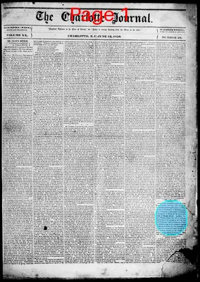 Page thumbnail for The Charlotte Journal