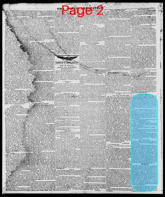 Page thumbnail for The North Carolinian