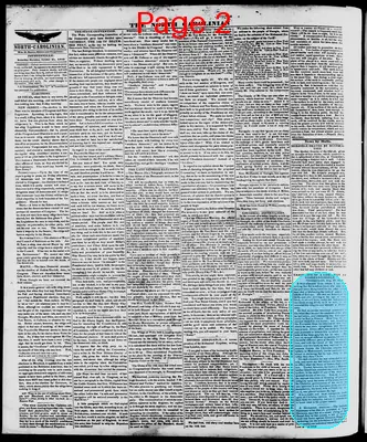 Page thumbnail for The North Carolinian