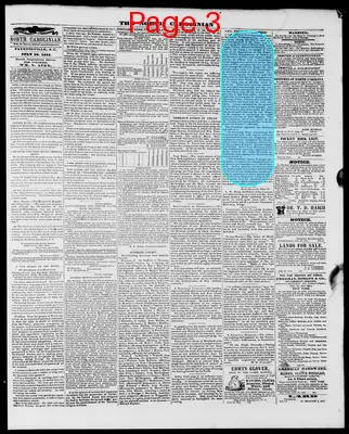 Page thumbnail for The North Carolinian